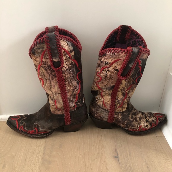 Lucchese Charlie 1 Horse Boots / Size 6.5 - Picture 1 of 6